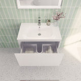 Aipo Floating / Wall Mounted Bathroom Vanity with Acrylic Sink