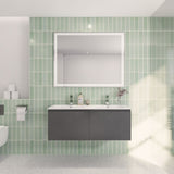 Aipo Floating / Wall Mounted Bathroom Vanity with Acrylic Sink