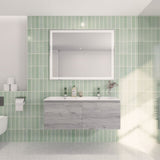 Aipo Floating / Wall Mounted Bathroom Vanity with Acrylic Sink