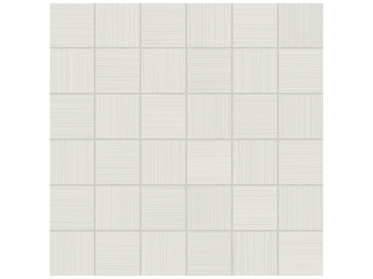 2 X 2 In Zera Annex Bianco Matte Color Body Porcelain Mosaic