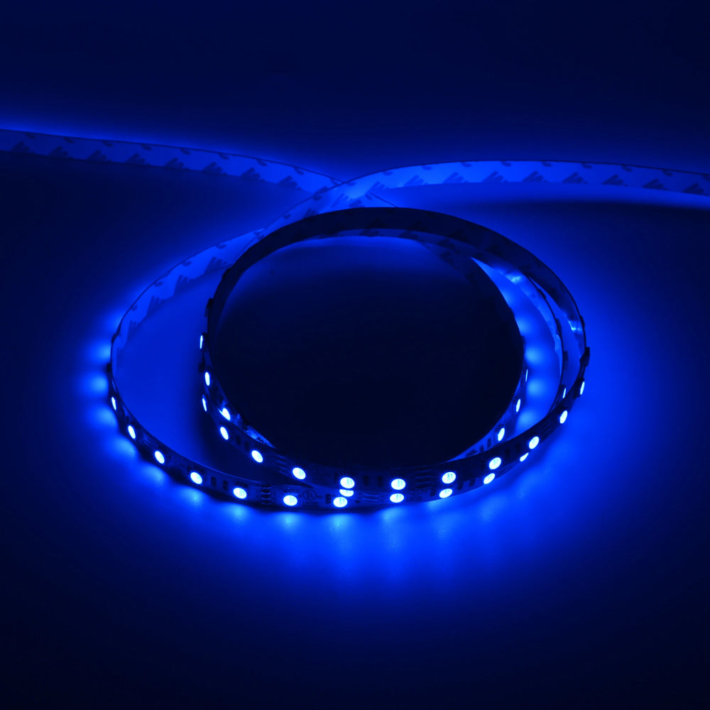 12V Flexible LED Strip Lights W/ DC Connector - 126 Lumens/ft - SMD5050 -  IP65 Rated