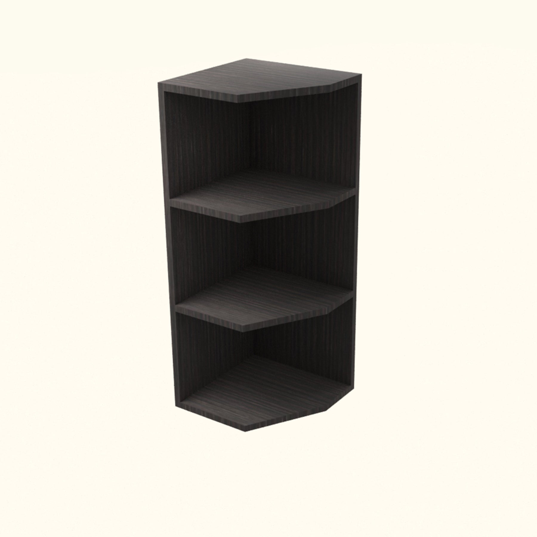 RTA - Brown Oak - End Wall Shelf Base Cabinets | 12"W x 30"H x 12"D