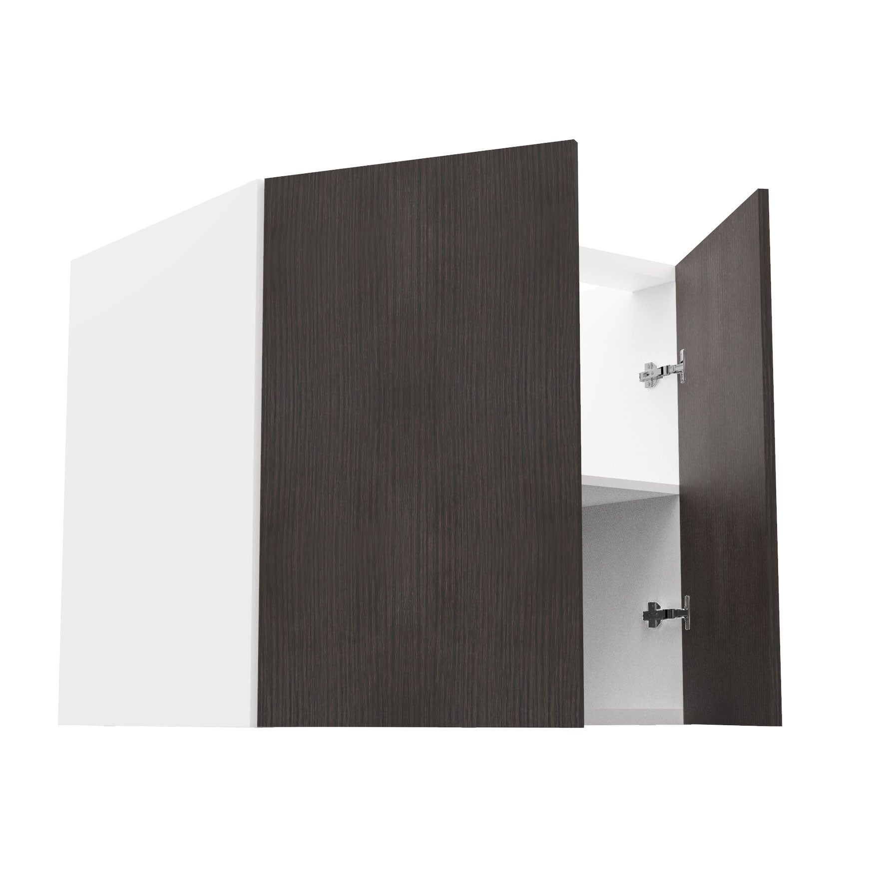 RTA - Brown Oak - Full Height Double Door Base Cabinets | 33"W x 30"H x 23.8"D