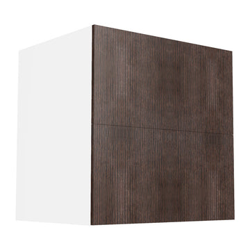 RTA - Brown Oak - Two Drawer Base Cabinets | 30"W x 30"H x 23.8"D