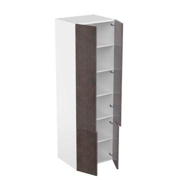 RTA - Brown Oak - Double Door Tall Cabinets | 30"W x 96"H x 23.8"D