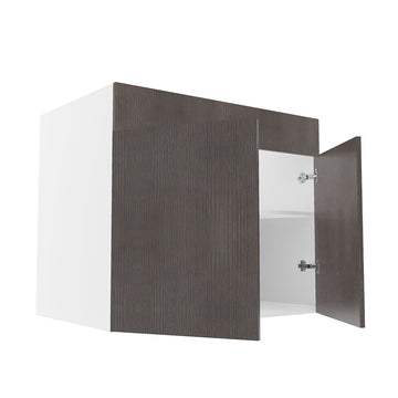 RTA - Brown Oak - Sink Base Cabinets | 36"W x 30"H x 23.8"D