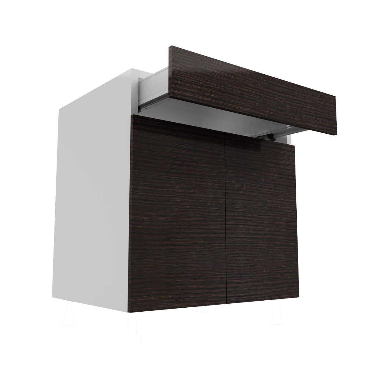 RTA - Brown Oak - Double Door Vanity Cabinets | 30"W x 30"H x 21"D
