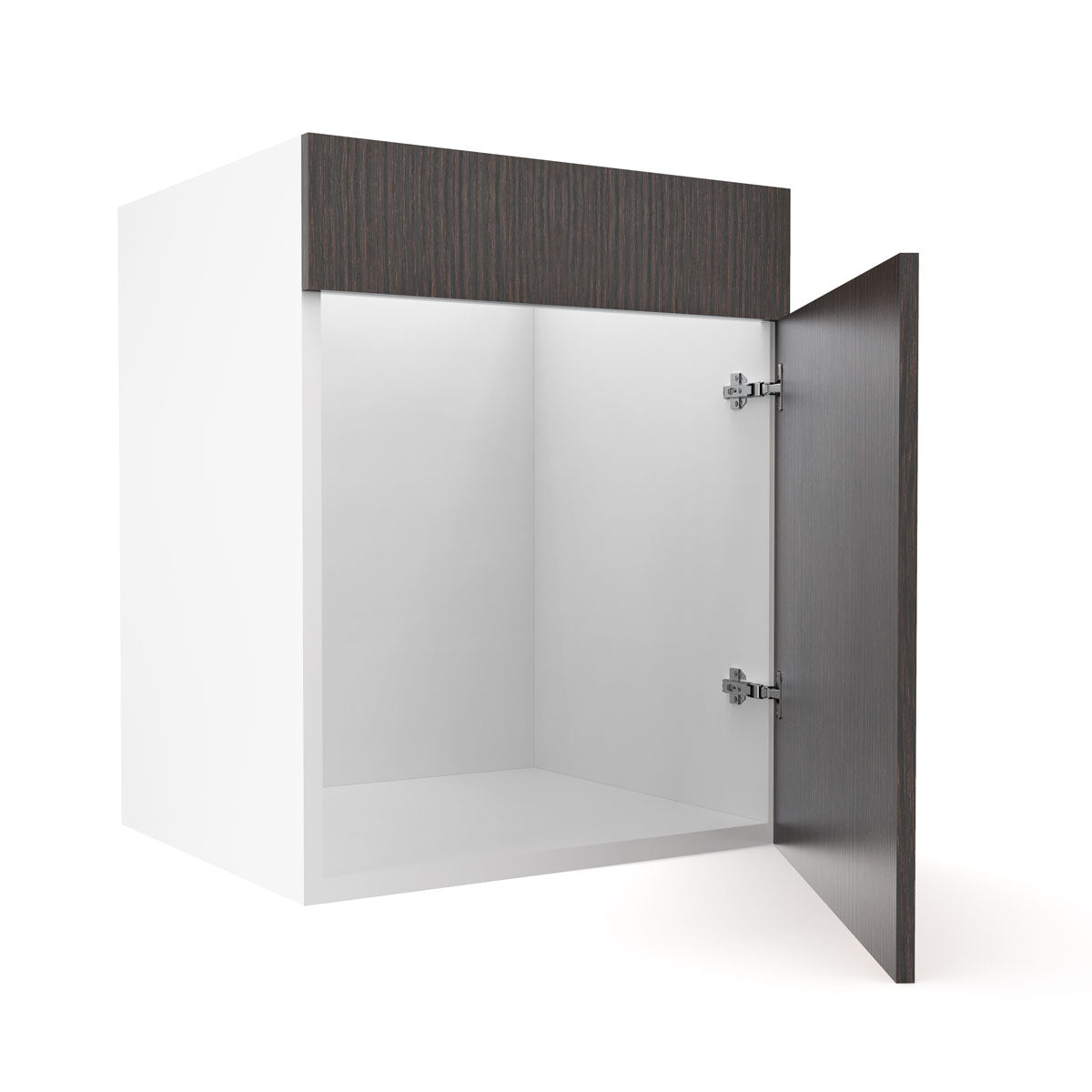 RTA - Brown Oak - Sink Vanity Cabinets | 24"W x 30"H x 21"D