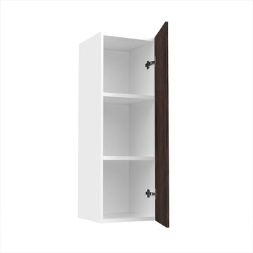 RTA - Brown Oak - Single Door Wall Cabinets | 12"W x 36"H x 12"D
