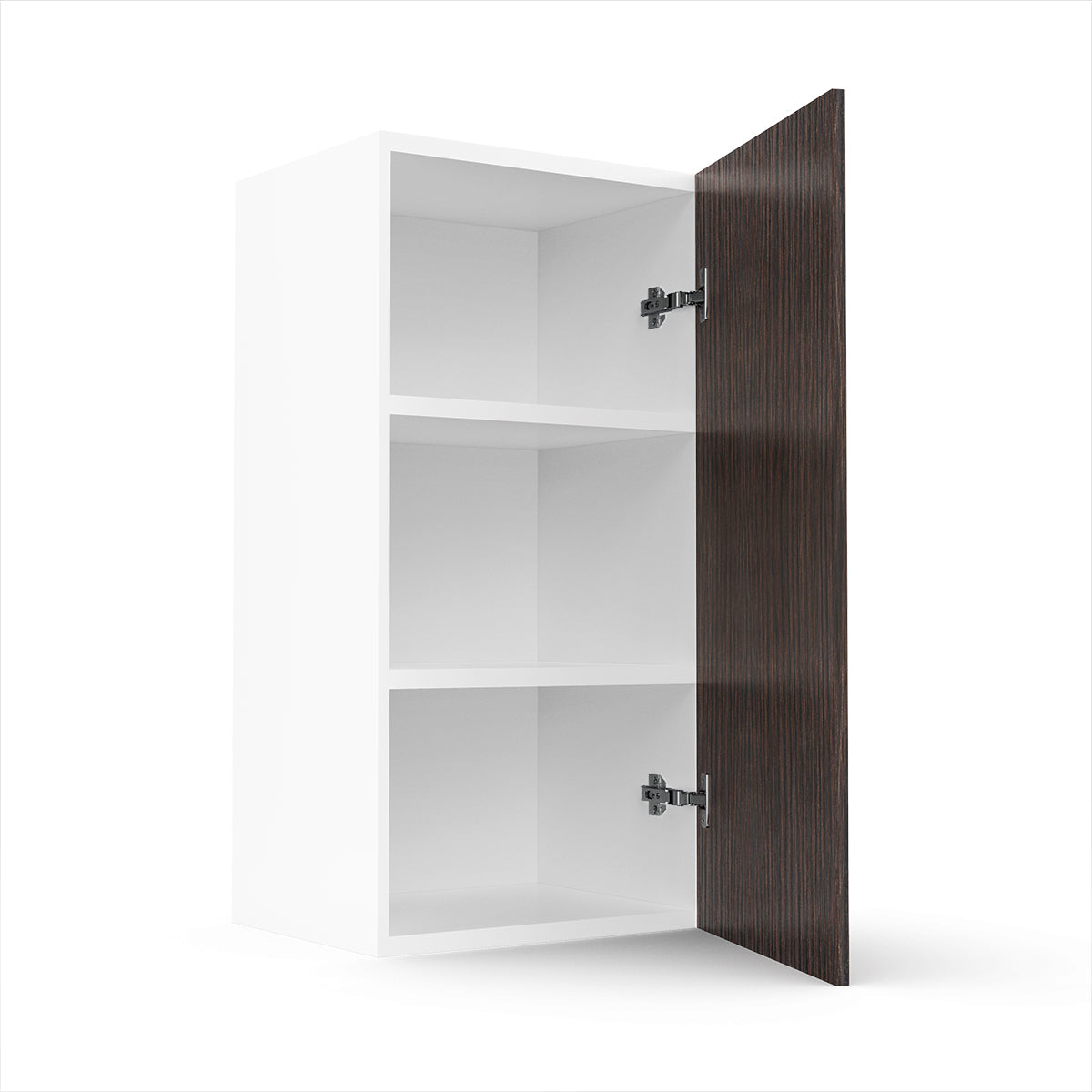 RTA - Brown Oak - Single Door Wall Cabinets | 15"W x 30"H x 12"D