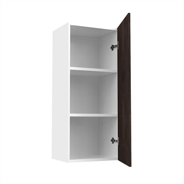 RTA - Brown Oak - Single Door Wall Cabinets | 15"W x 36"H x 12"D