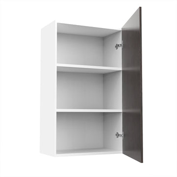 RTA - Brown Oak - Single Door Wall Cabinets | 21"W x 36"H x 12"D