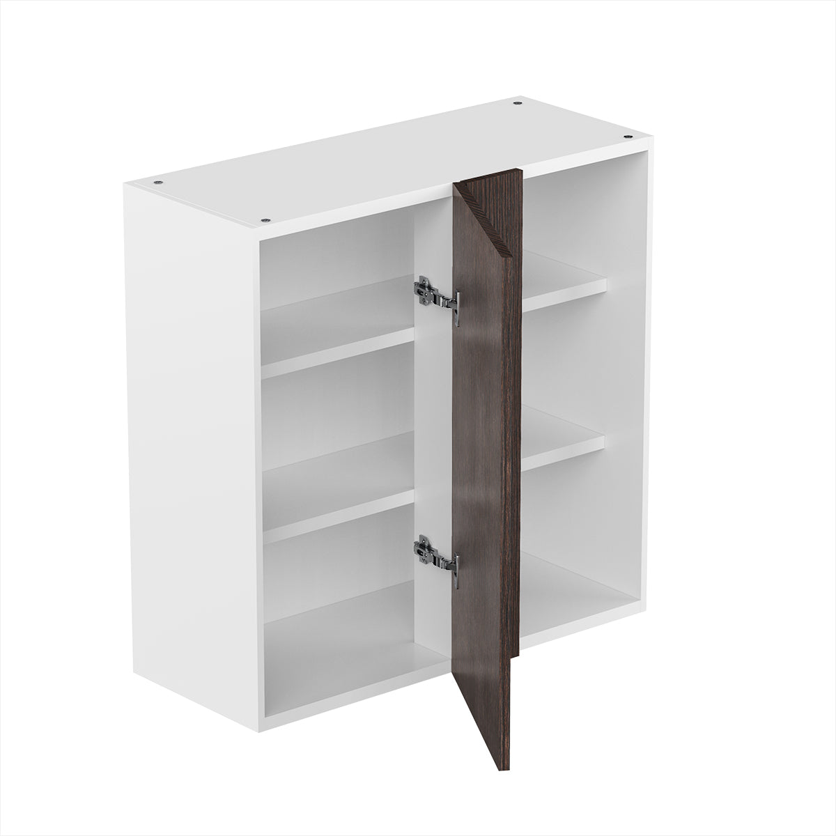 RTA - Brown Oak - Single Door Wall Cabinets | 30"W x 30"H x 12"D