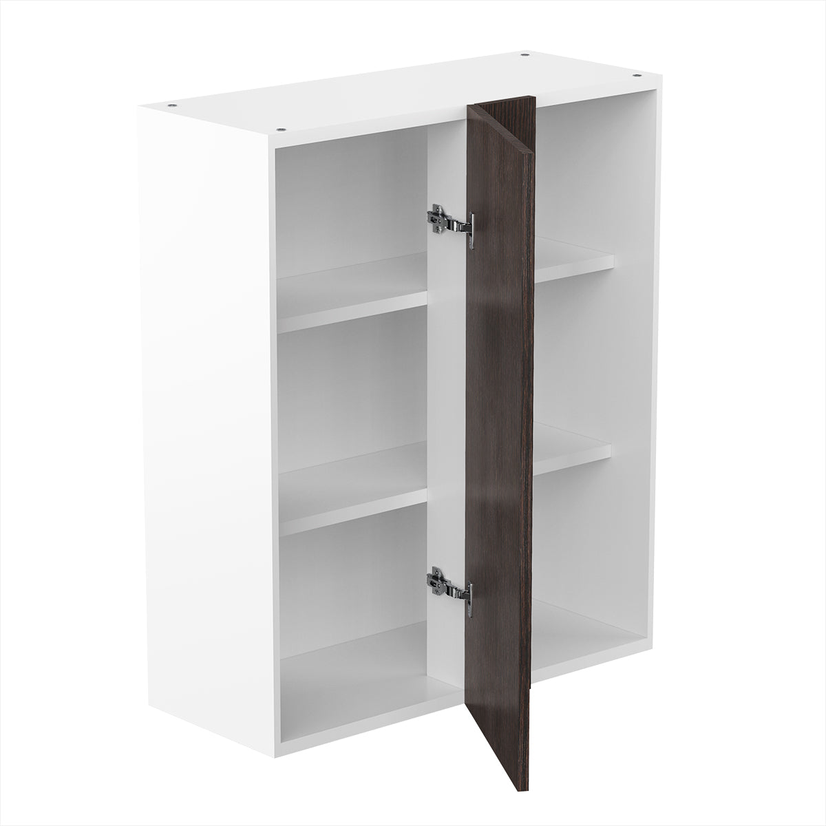 RTA - Brown Oak - Single Door Wall Cabinets | 30"W x 36"H x 12"D