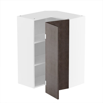 RTA - Brown Oak - Easy Reach Wall Cabinets | 24"W x 36"H x 12"D
