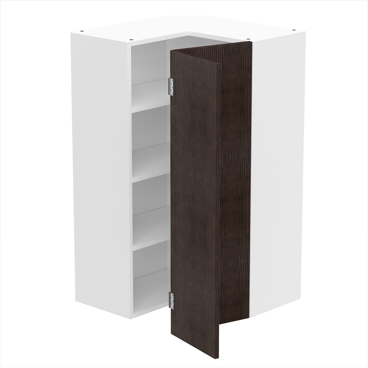 RTA - Brown Oak - Easy Reach Wall Cabinets | 24"W x 42"H x 12"D