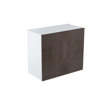 RTA - Brown Oak - Horizontal Door Wall Cabinets | 24