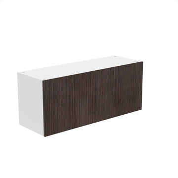 RTA - Brown Oak - Horizontal Door Wall Cabinets | 36