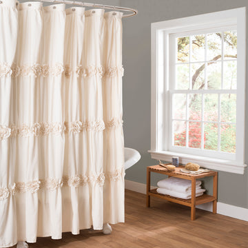 Darla Ivory Shower Curtain
