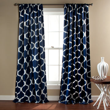 Geo Blackout Window Curtain Set