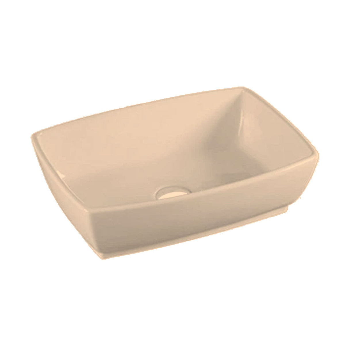 Vanity Fantasies "Tub" Porcelain Rectangular Shaped Vessel Sink