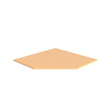 RTA - Elegant Smoky Grey - Diagonal Corner Sink Floor | 36"W x 34.5"H x 24"D