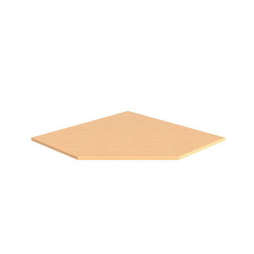 RTA - Elegant White - Diagonal Corner Sink Floor | 36