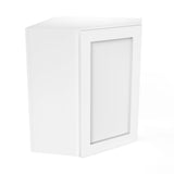 RTA - Elegant White - 30" High Diagonal Corner Wall Cabinet | 24"W x 30"H x 12"D