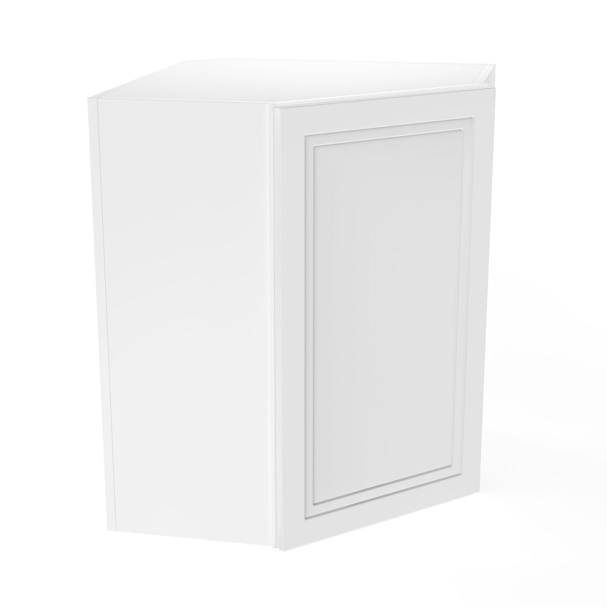 RTA - Fashion White - 30" High Diagonal Corner Wall Cabinet | 24"W x 30"H x 12"D
