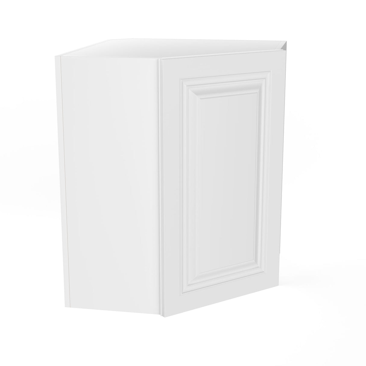 Park Avenue White - Corner Wall Cabinet | 24"W x 30"H x 12"D