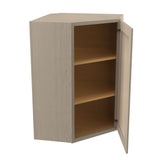 RTA - Elegant Stone - 36" High Diagonal Corner Wall Cabinet | 24"W x 36"H x 12"D