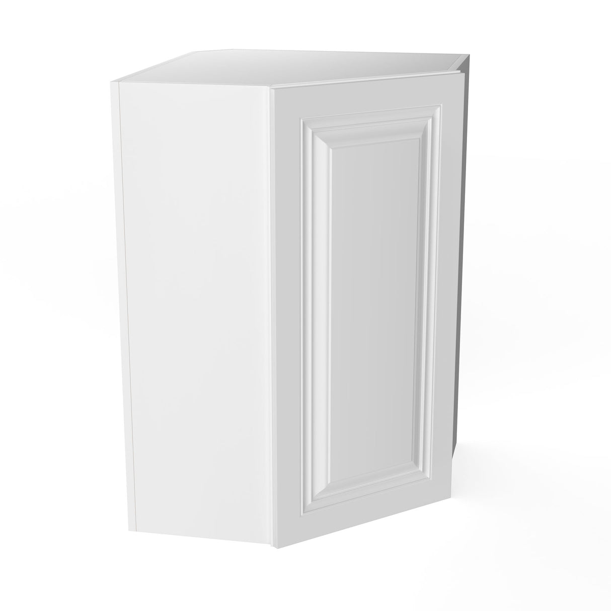 Park Avenue White - Corner Wall Cabinet | 24"W x 36"H x 12"D