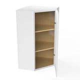 RTA - Elegant White - 42" High Diagonal Wall Cabinet | 24"W x 42"H x 12"D