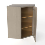 RTA - Elegant Stone - 36" High Diagonal Corner Wall Cabinet | 27"W x 36"H x 12"D