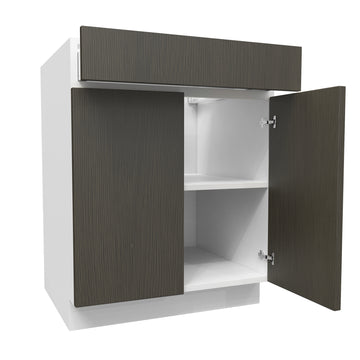 Matrix Greystone - Double Door Base Cabinet | 27"W x 34.5"H x 24"D