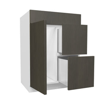 Matrix Greystone - Vanity Sink Base Cabinet | 24"W x 34.5"H x 21"D