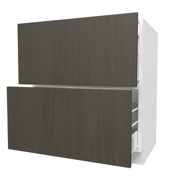 Matrix Greystone - 2 Drawer Base Cabinet | 36"W x 34.5"H x 24"D