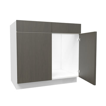 Matrix Greystone - Sink Base Cabinet | 36"W x 34.5"H x 24"D