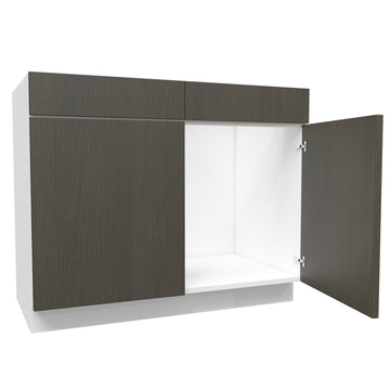 Matrix Greystone - Sink Base Cabinet | 42"W x 34.5"H x 24"D