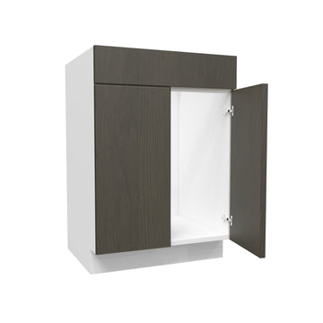 Matrix Greystone - Vanity Sink Base Cabinet | 24"W x 34.5"H x 21"D