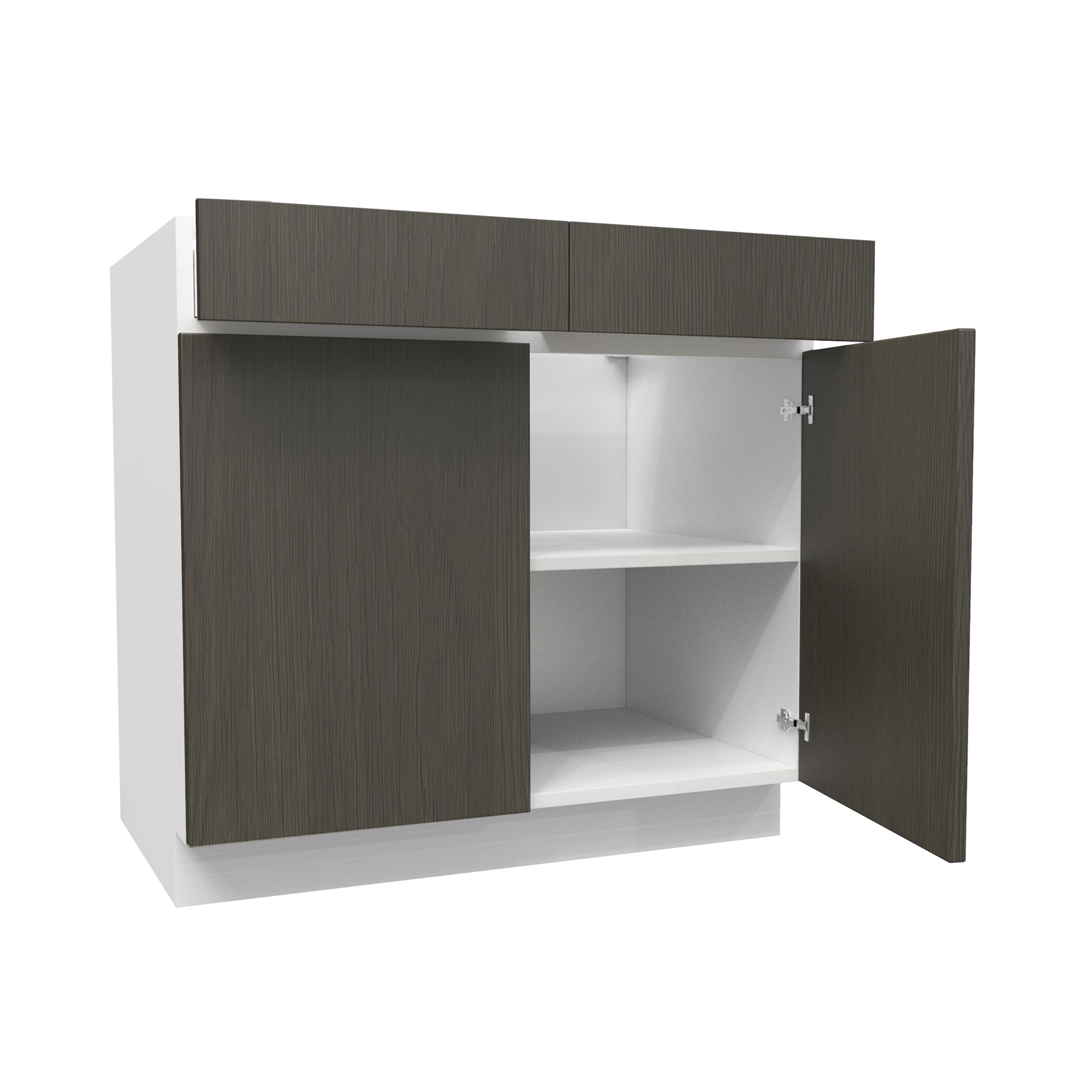 Matrix Greystone - Double Door Base Cabinet | 36"W x 34.5"H x 24"D