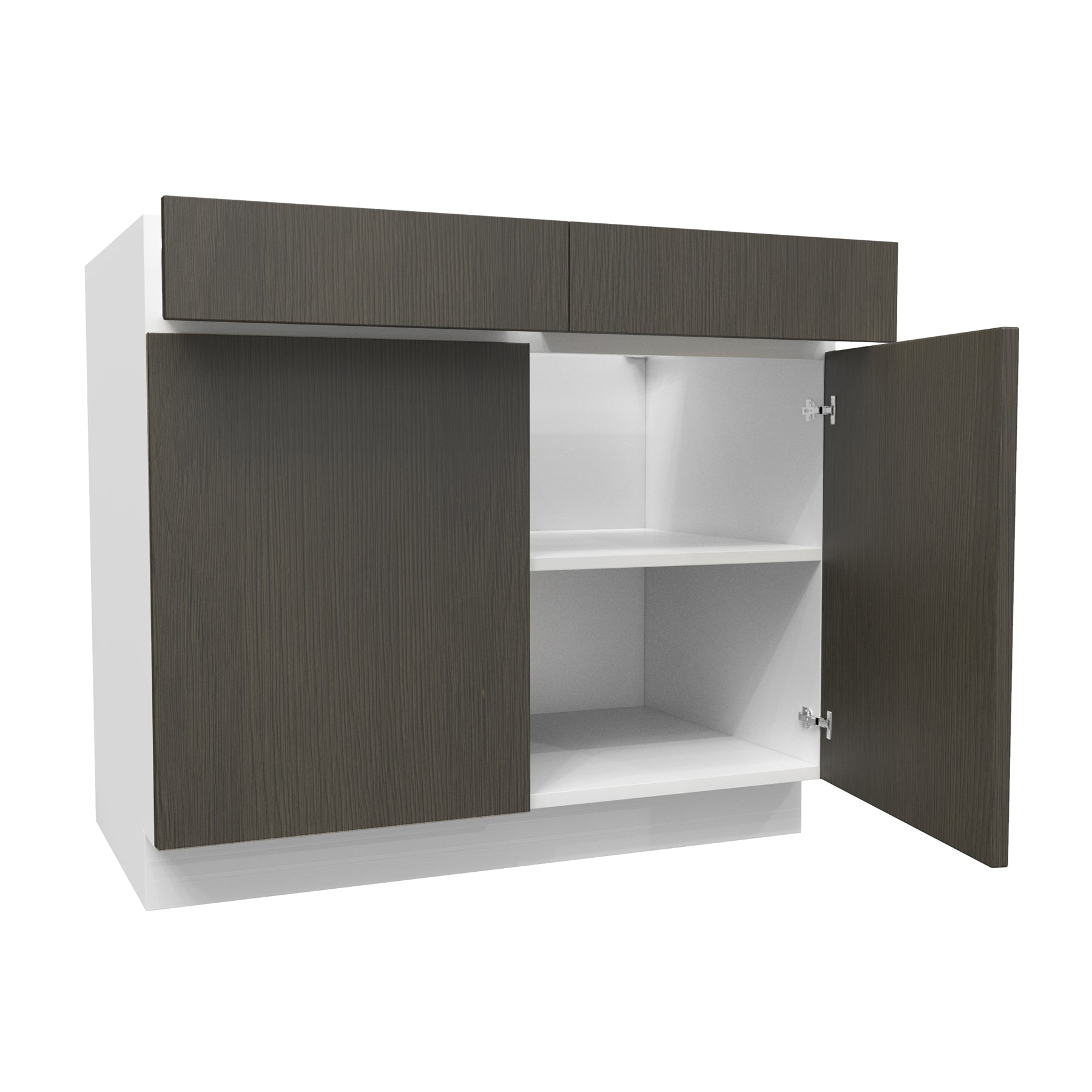 Matrix Greystone - Double Door Base Cabinet | 39"W x 34.5"H x 24"D