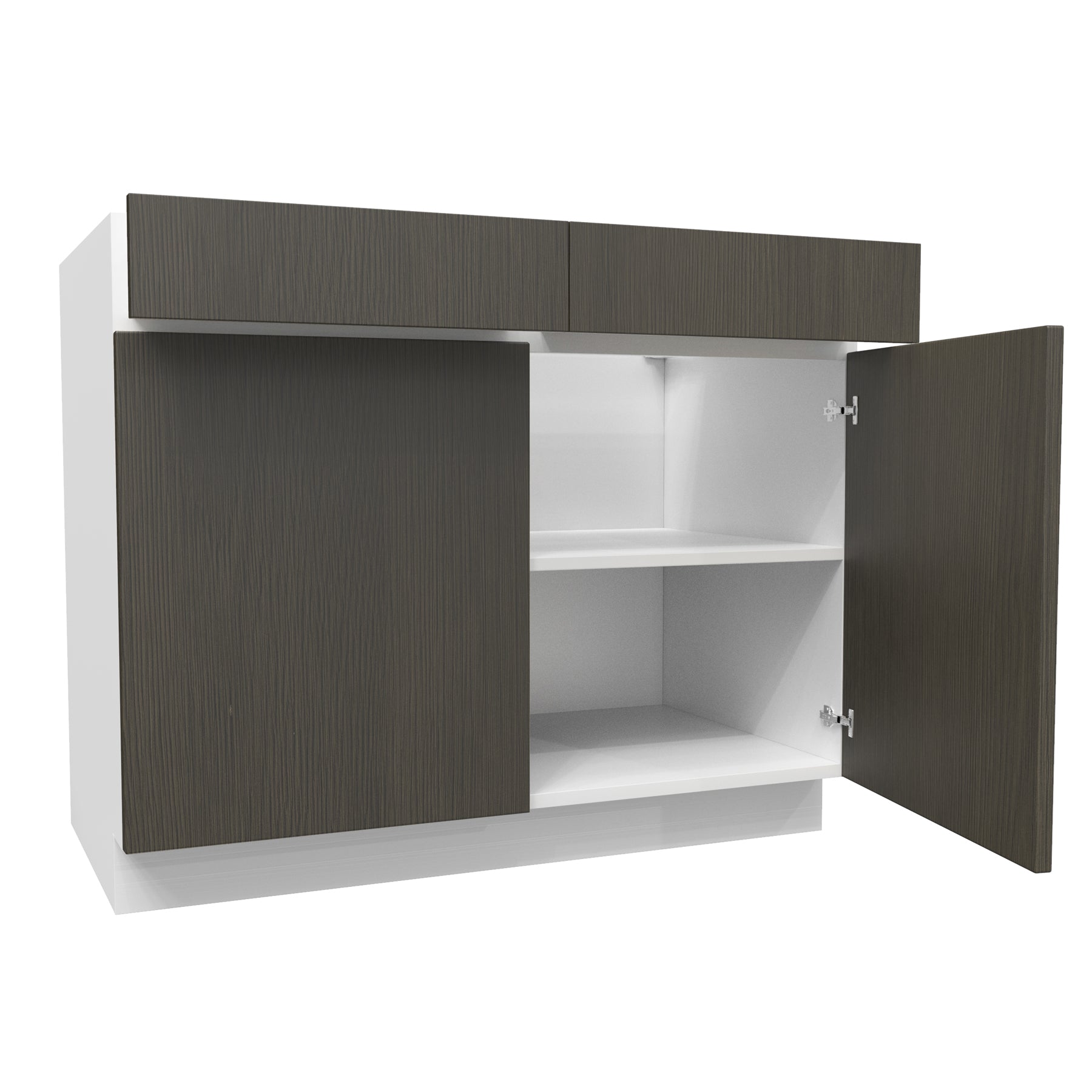 Matrix Greystone - Double Door Base Cabinet | 42"W x 34.5"H x 24"D