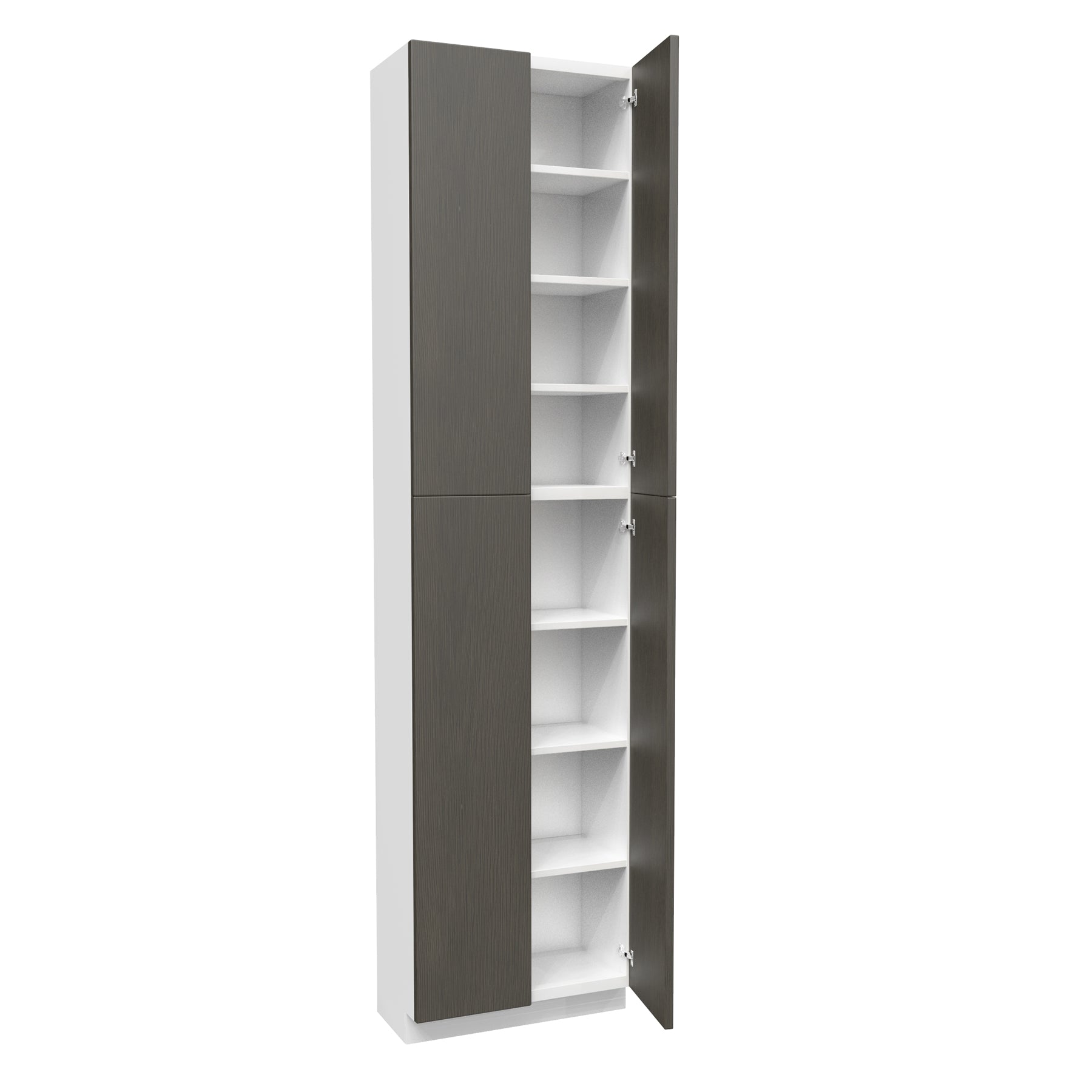 Matrix Greystone - Double Door Utility Cabinet | 24"W x 96"H x 12"D