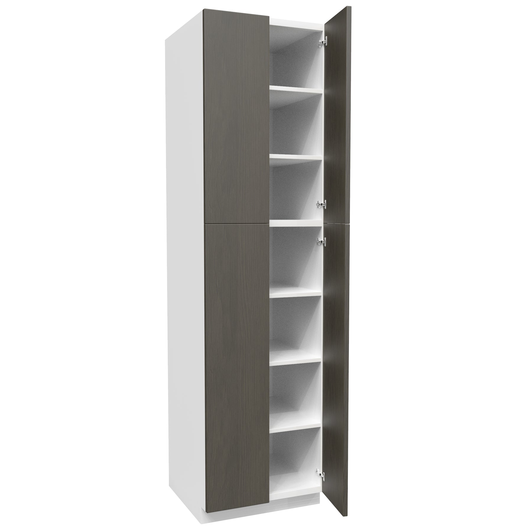 Matrix Greystone - Double Door Utility Cabinet | 24"W x 90"H x 24"D