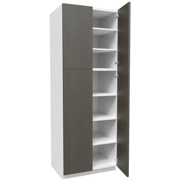 Matrix Greystone - Double Door Utility Cabinet | 30"W x 84"H x 24"D