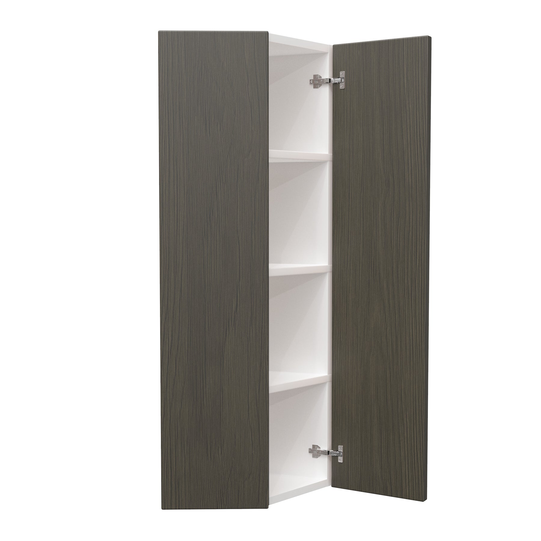 Matrix Greystone - Double Door Wall End Cabinet | 12"W x 42"H x 12"D