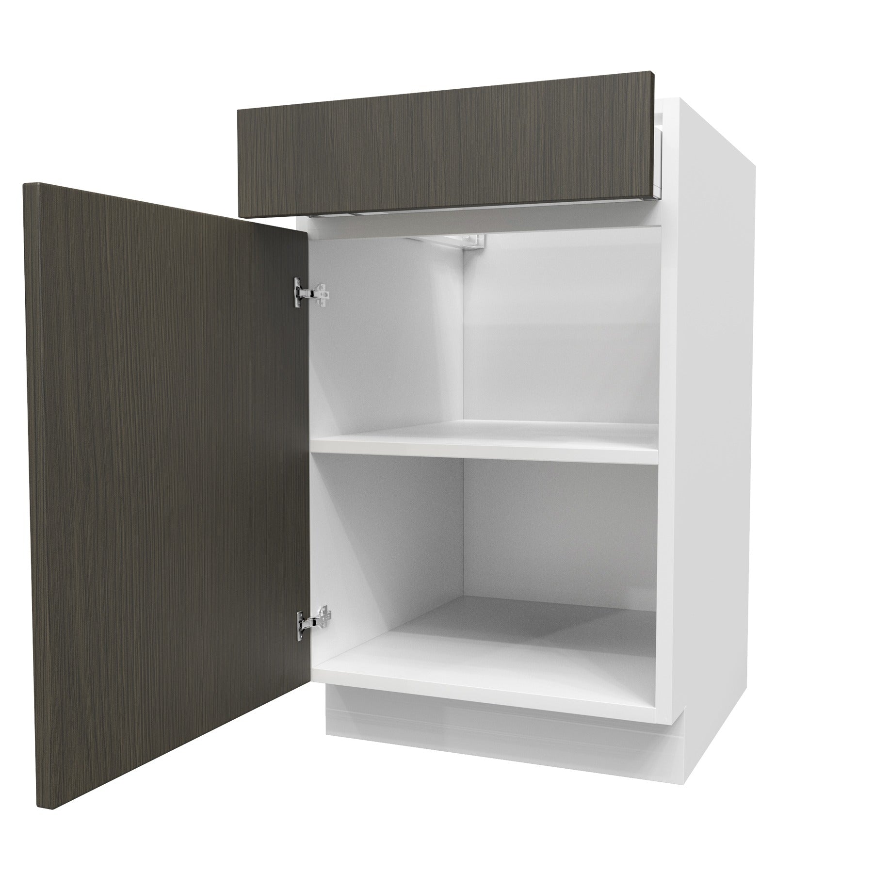 Matrix Greystone - Single Door Base Cabinet | 21"W x 34.5"H x 24"D