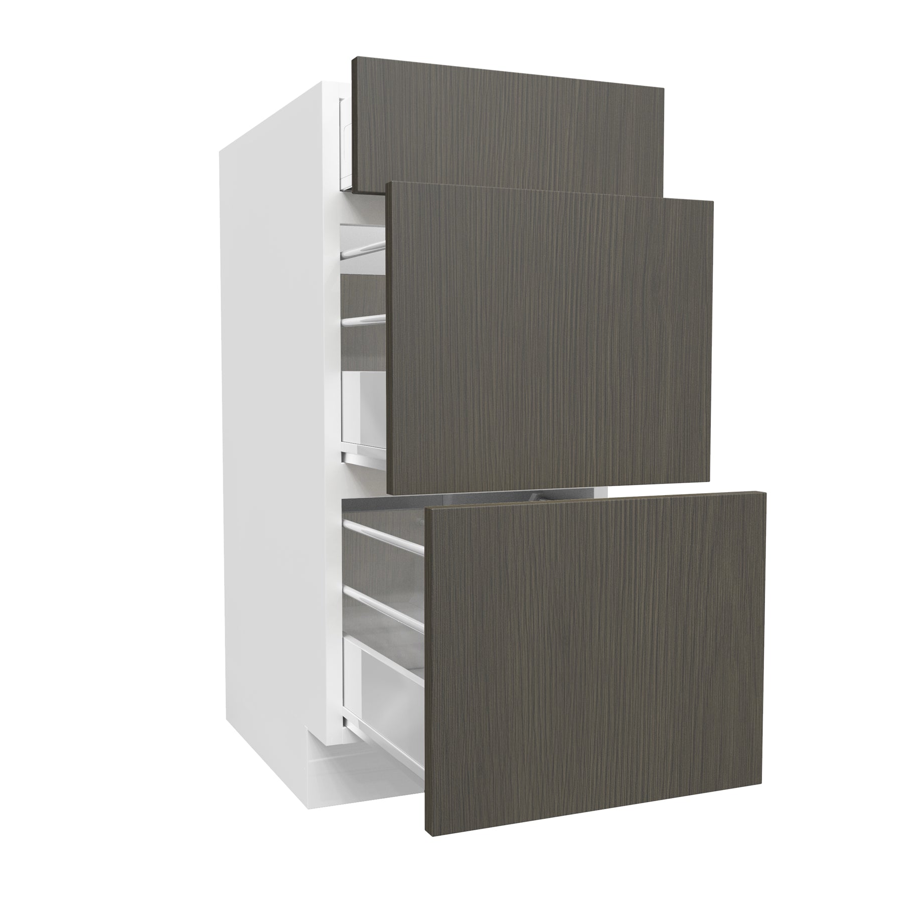 Matrix Greystone - Vanity Drawer Base Cabinet | 15"W x 34.5"H x 21"D