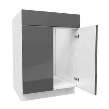 Sink Base Cabinet | Milano Slate | 24W x 34.5H x 24D